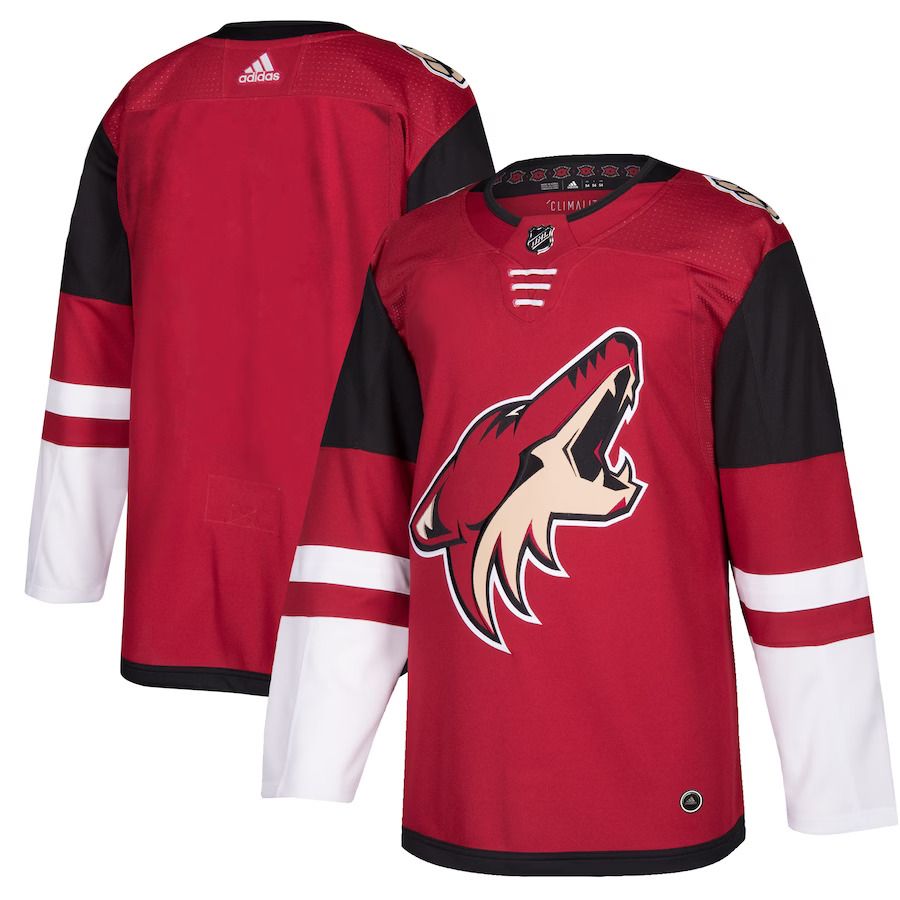 Men Arizona Coyotes adidas Maroon Home Authentic Blank NHL Jersey->arizona coyotes->NHL Jersey